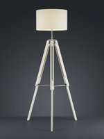 GENT Trio - stojan.lampa - 1100-1550mm - drevo+textil