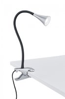 VIPER Trio - štipcová LED lampa - titánový kov+plast - 350mm