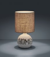 ESNA Trio - stolná lampička - keramika/textil - \"HOME\"