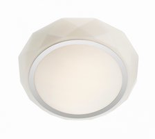 RIBA Redo - stropná lampa do kúpeľne - ø 230mm - sklo/kov