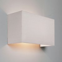 CHUO Astro - nástenná lampa - biely textil - 190x340mm
