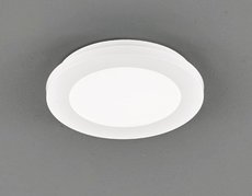 CAMILLUS Trio - kúpeľňová LED lampa - biely plast - ø 170mm