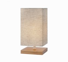 FOUR Redo - stolná lampička - drevo/kov/textil - 250mm